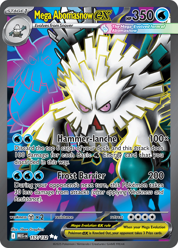 Mega Abomasnow Ex - 157/132