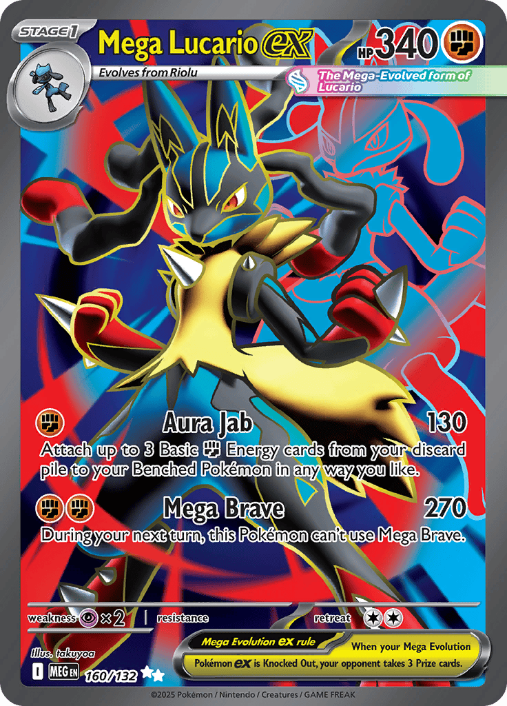 Robby MEGA LUCARIO ex Mega Lucario Ex - 160/132 – Afkstore.cl