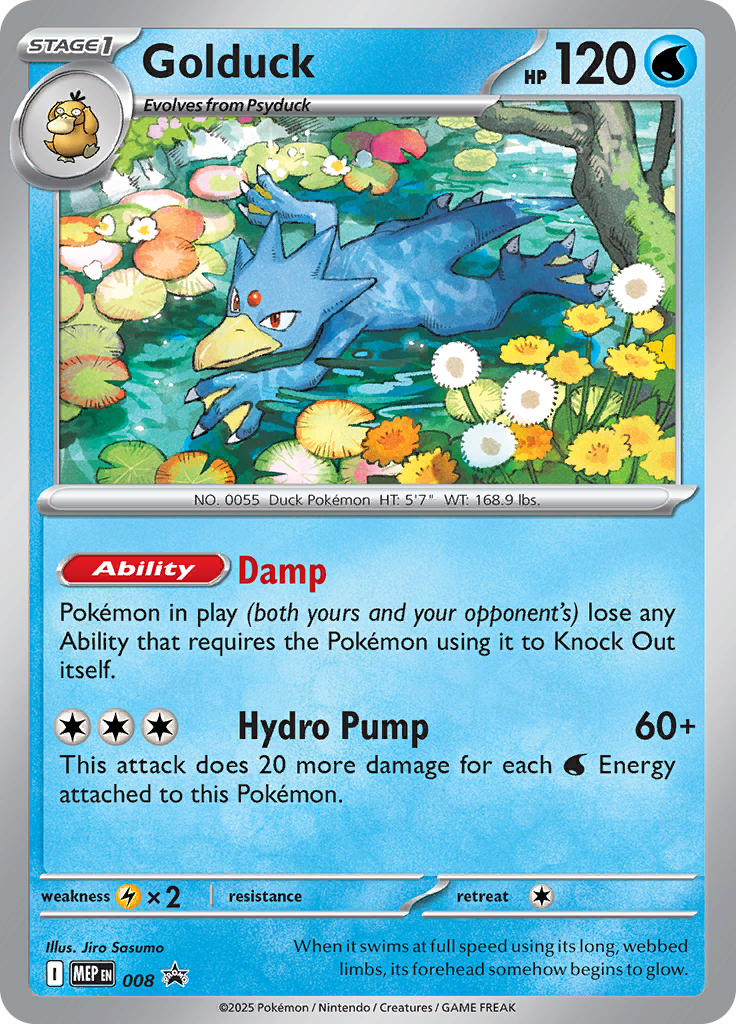 Golduck 008 Promo