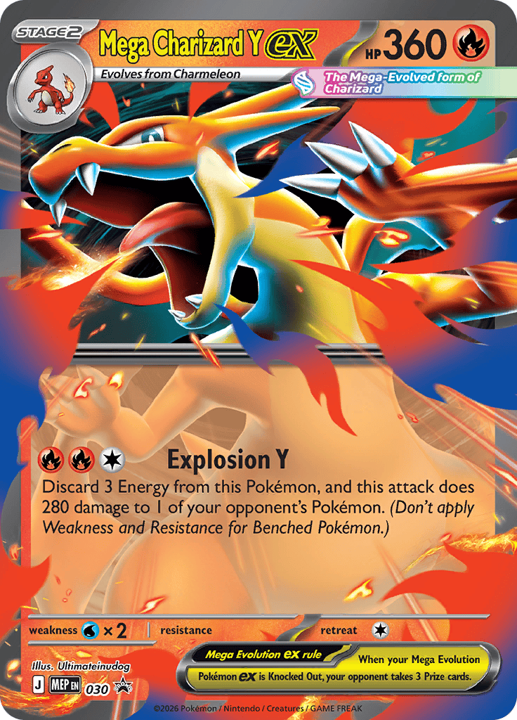 Mega Charizard Y Ex - 030