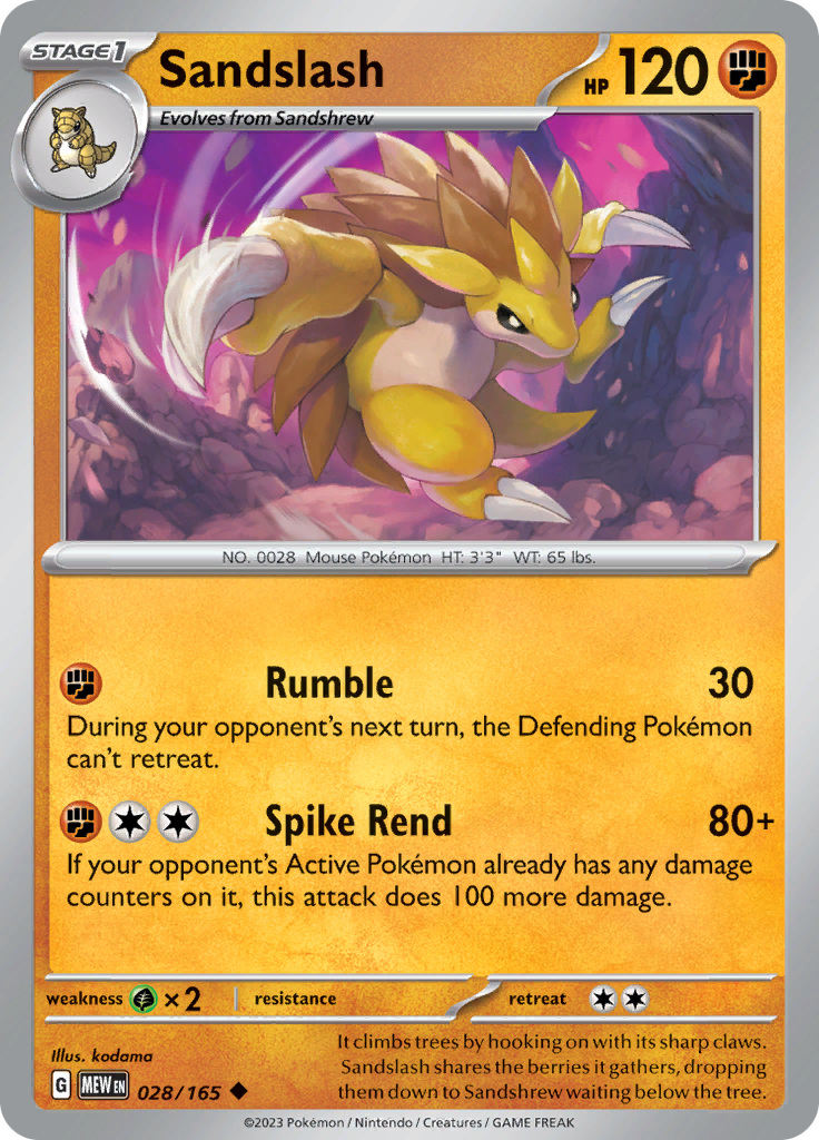 Sandslash - 028/165