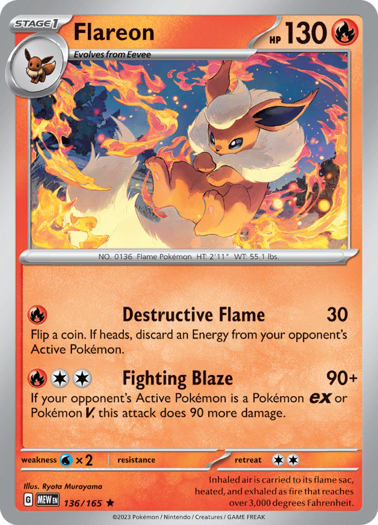 ブースター　PSA9　旧裏　ポケモンカード　Flareon PSA9 Flareon☆ 024/PLAY 1枚 (Used) （1350382448）| magi -TCG