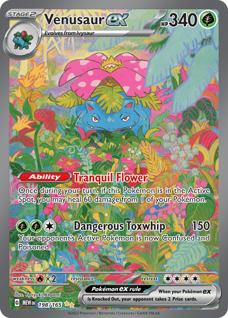 Venusaur Ex 198/165