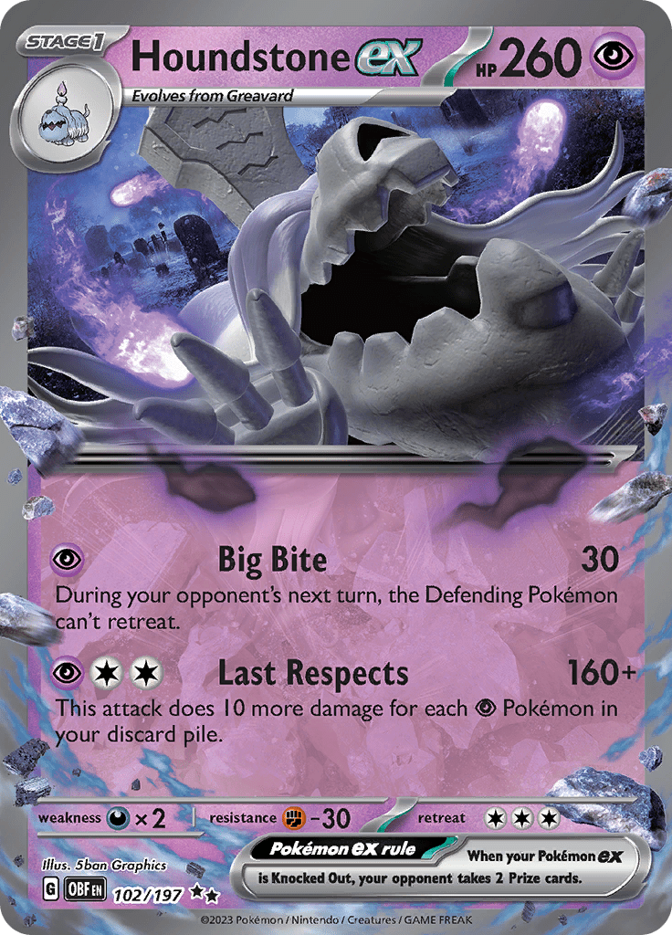 Houndstone Ex - 102/197