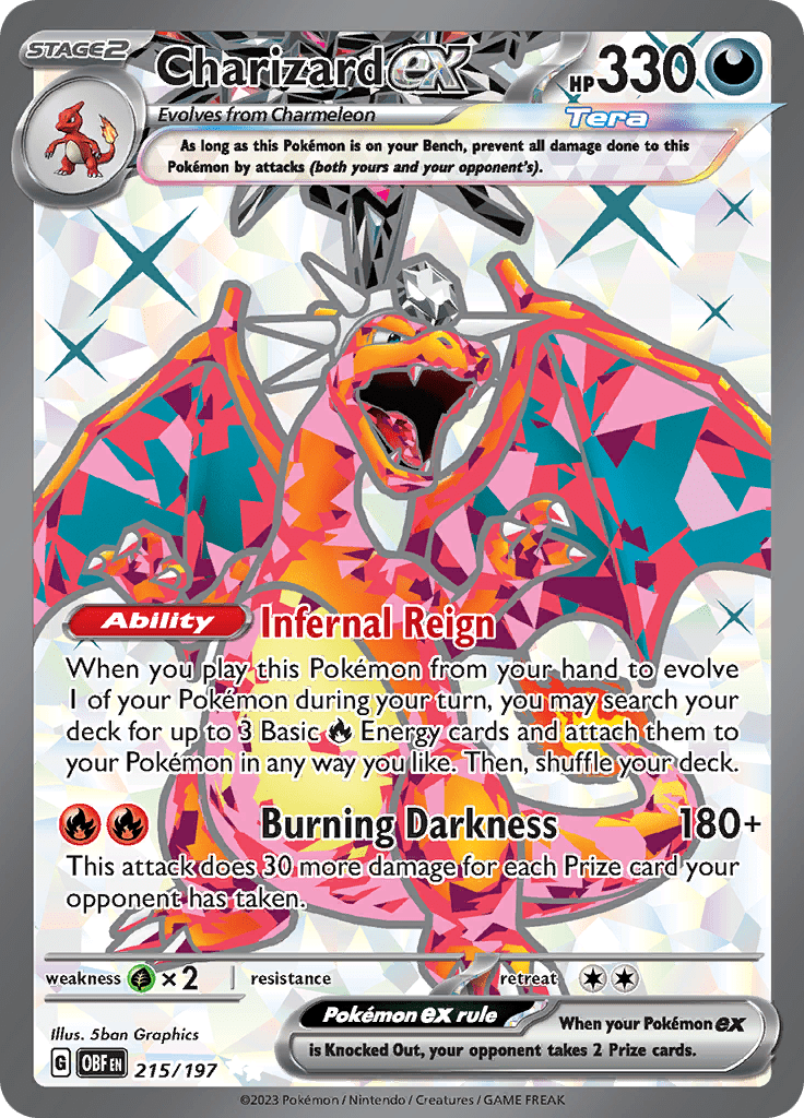 Charizard Ex 215/197