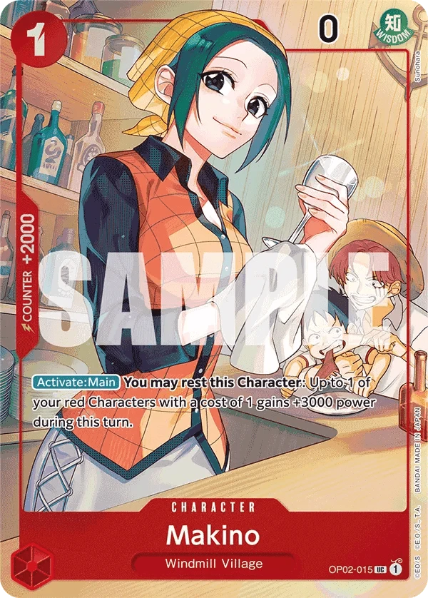 Makino (Japanese 1st Anniversary Set) OP02-015