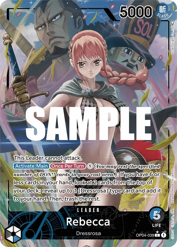 Rebecca OP04-039 (Alternate Art)