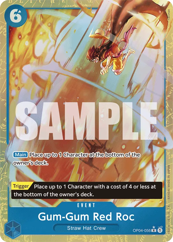 Gum-Gum Red Roc (Alternate Art) OP04-056