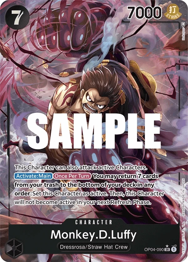 Monkey.D.Luffy OP04-090 | (Alternate Art) - Kingdoms of Intrigue Monkey.D.Luffy OP04-090 | (Alternate Art) - Kingdoms of Intrigue