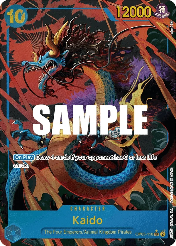 Kaido (Alternate Art) OP05-118