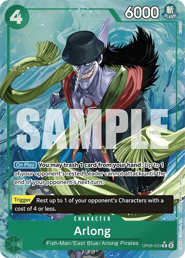 Arlong (Alternate Art) OP06-023