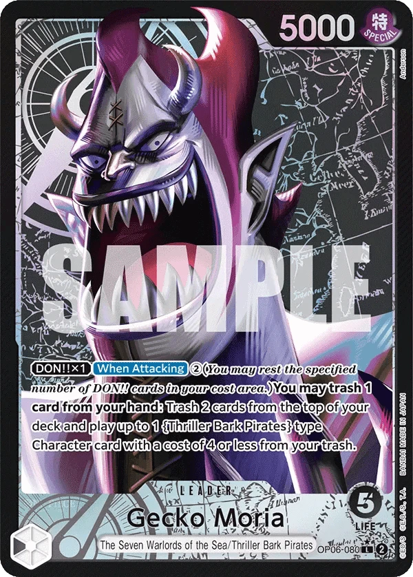 Gecko Moria (Alternate Art) OP06-080