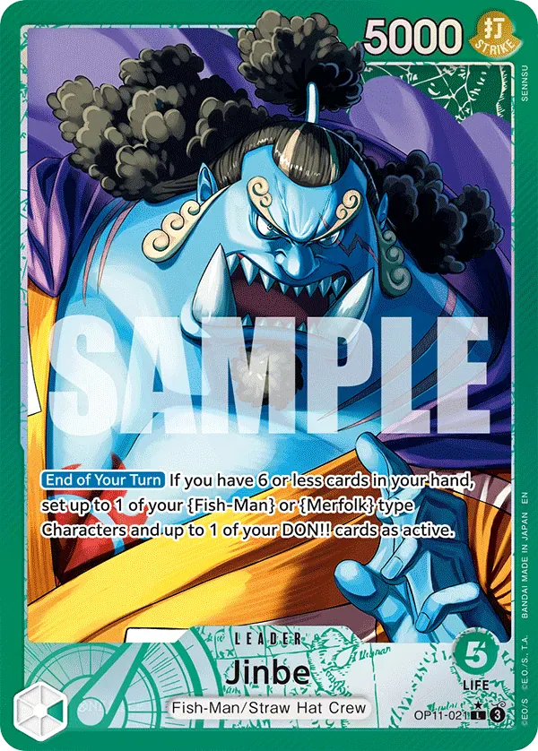Jinbe (021) (Alternate Art) OP11-021