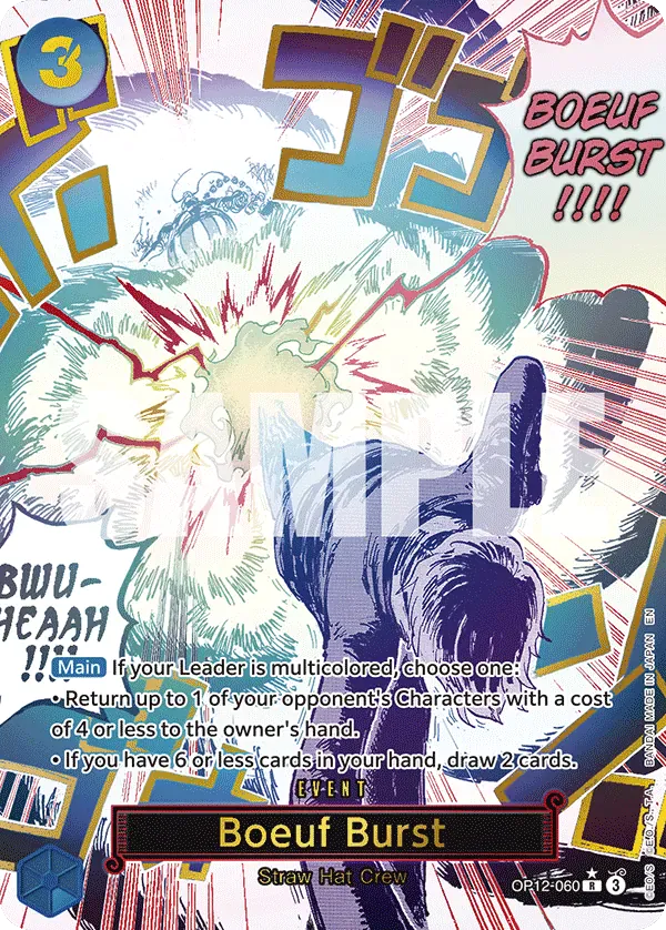 Boeuf Burst (Alternate Art) OP12-060