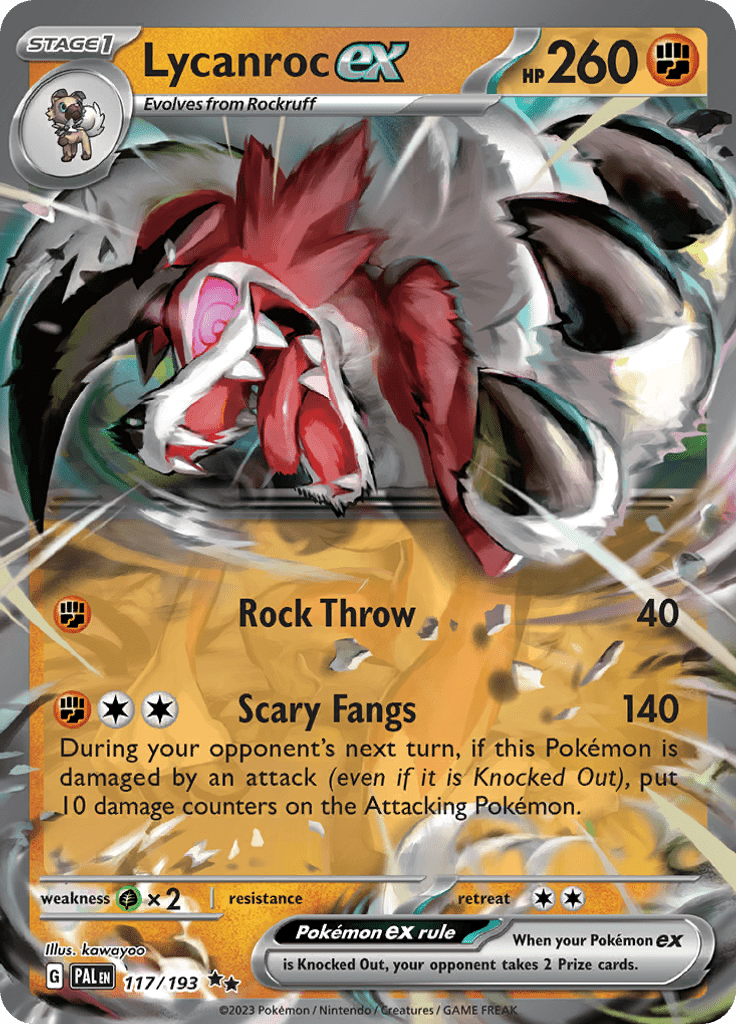Lycanroc Ex 117/193