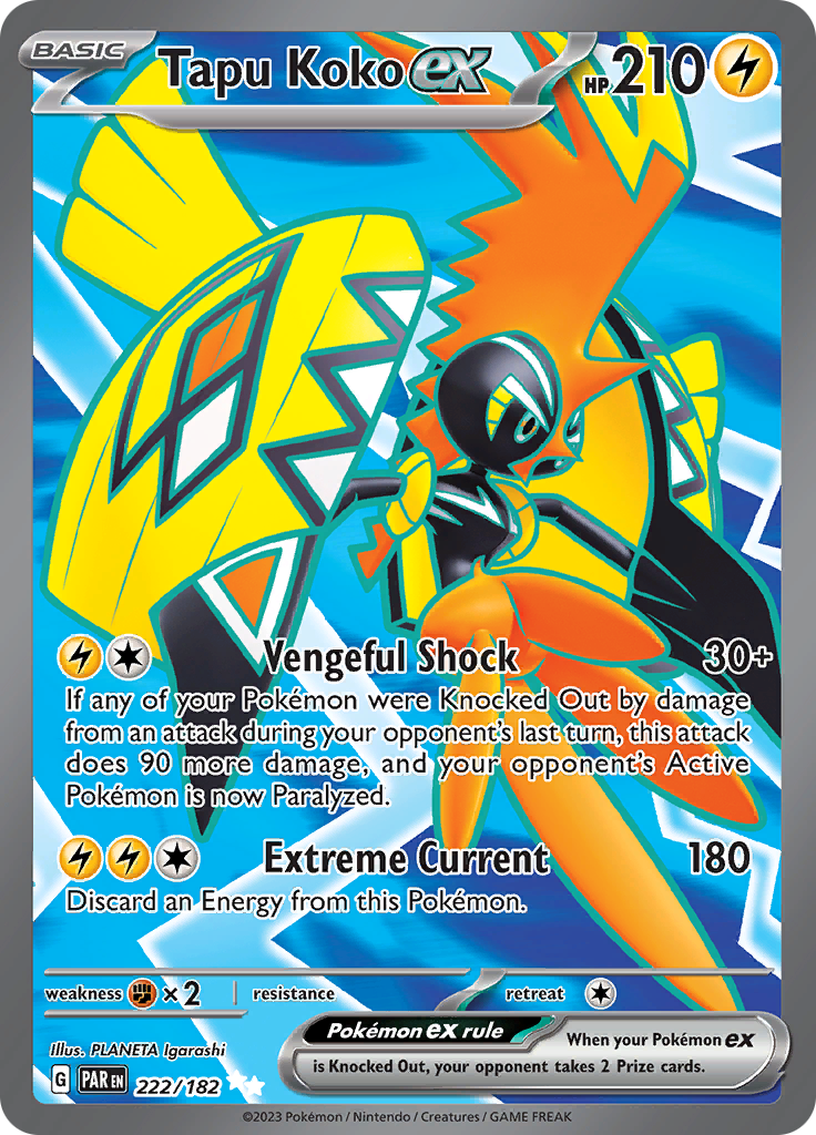 Tapu Koko Ex 222/182