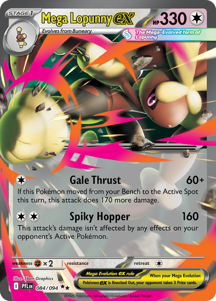 Mega Lopunny Ex - 084/094 – Afkstore.cl