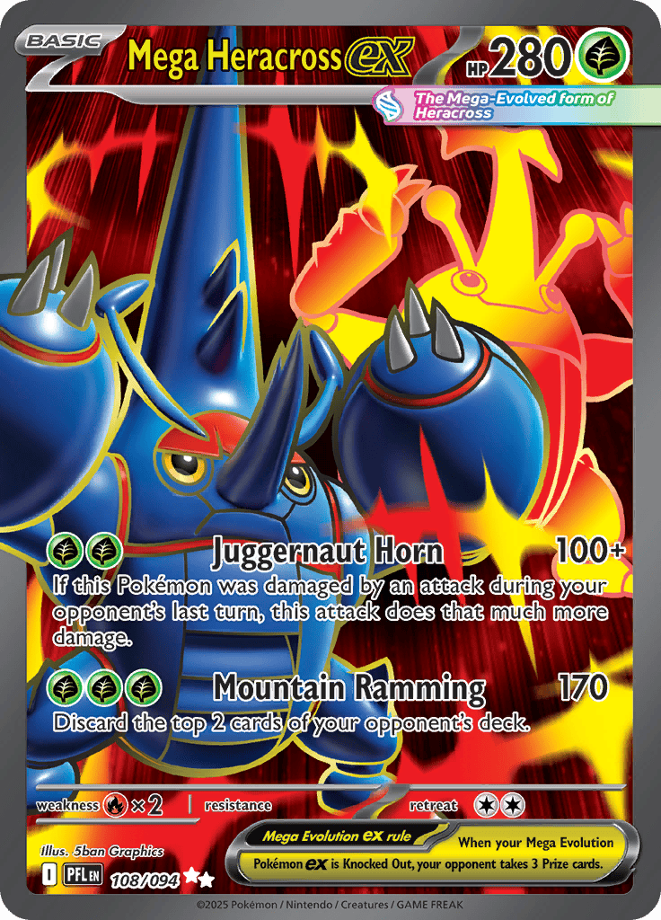 Mega Heracross Ex - 108/094