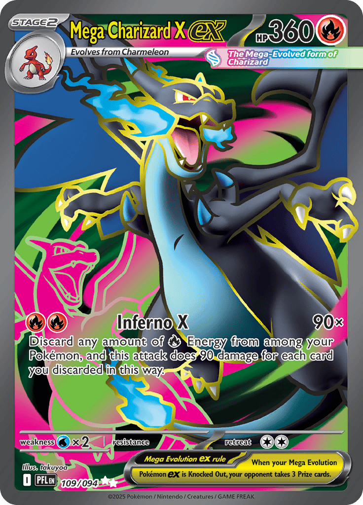 Mega Charizard X Ex - 109/094