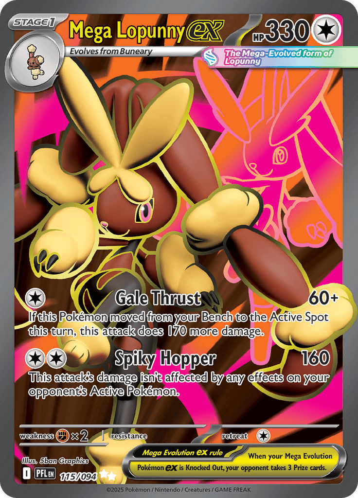 Mega Lopunny Ex - 115/094 – Afkstore.cl