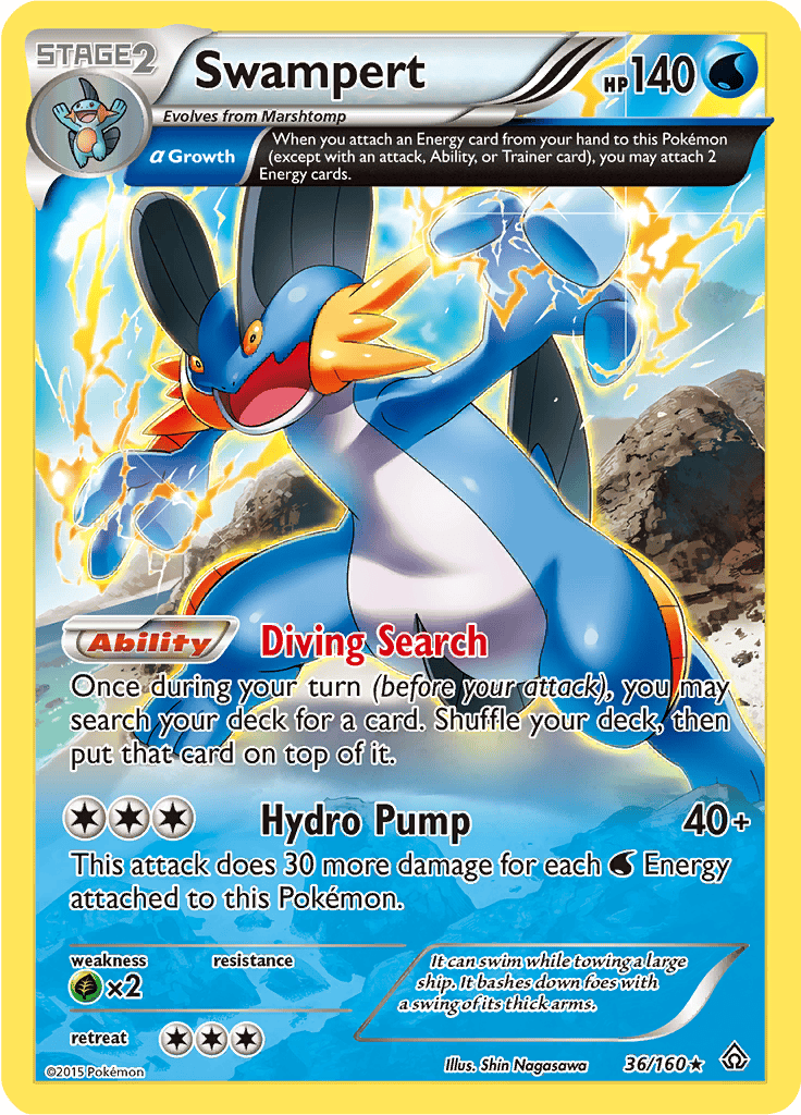 Swampert (Alpha) 36/160