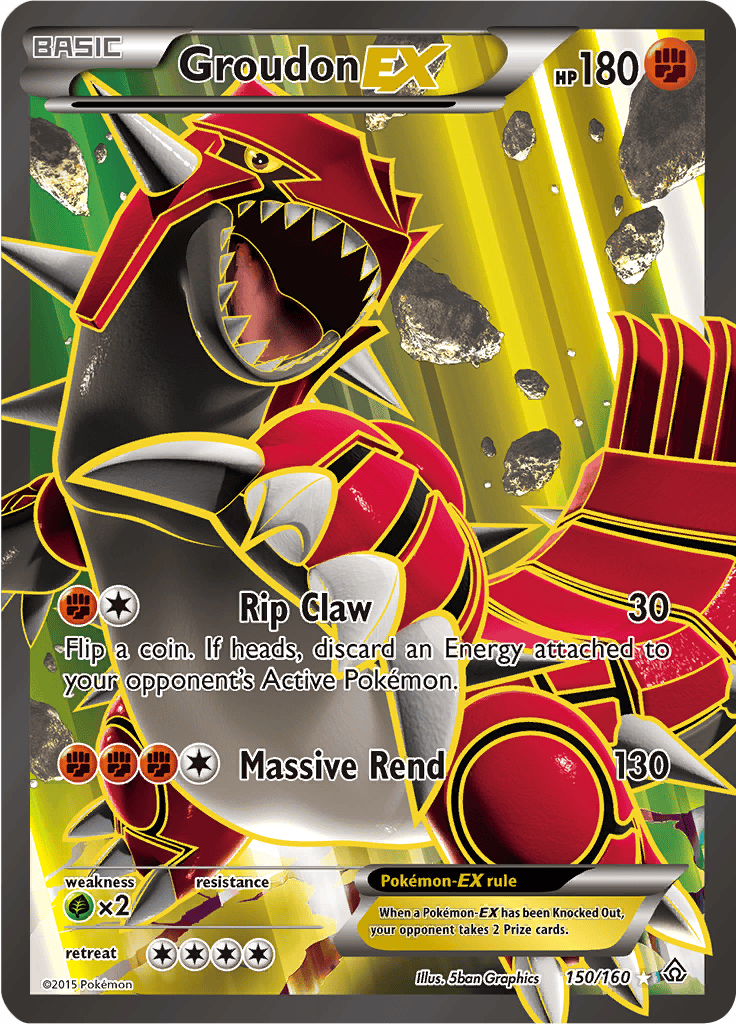 Groudon EX 150/160 ポケモンカード　グラードンEX Groudon EX 150/160 – Afkstore.cl