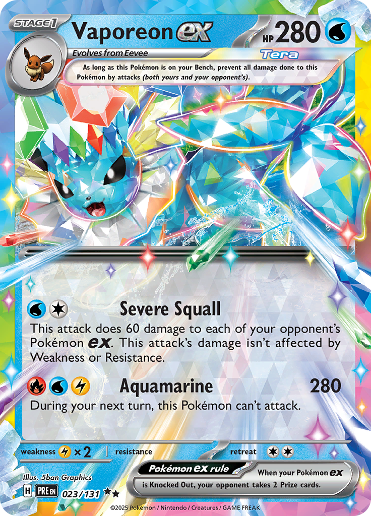 Vaporeon Ex - 023/131