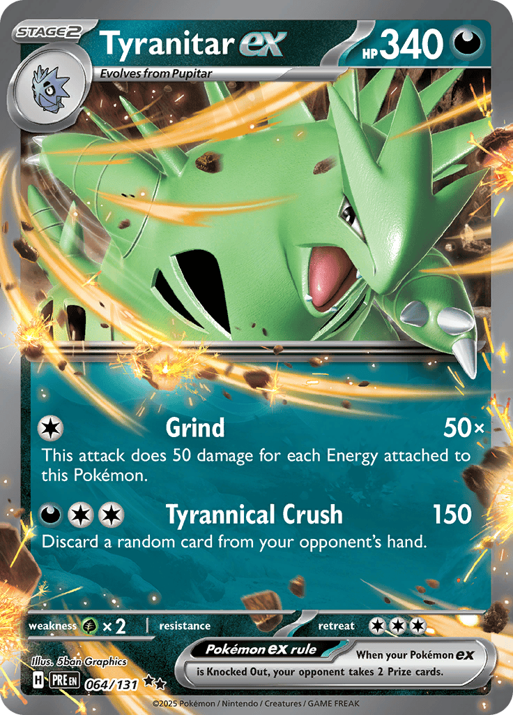 Tyranitar Ex 064/131