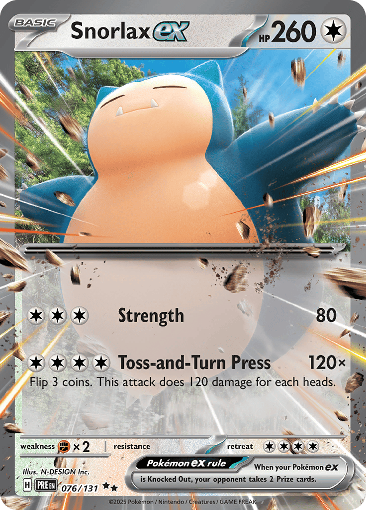 Snorlax Ex 076/131