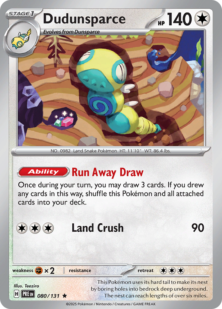 Dudunsparce (Ediciones Variadas)