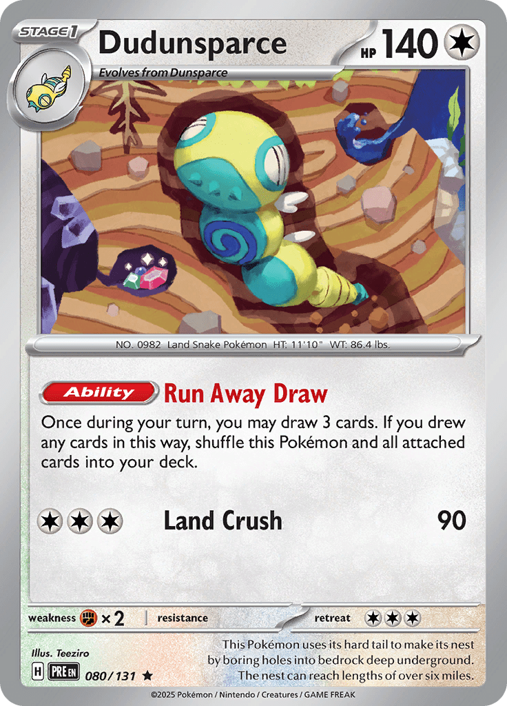 Dudunsparce (Ediciones Variadas)