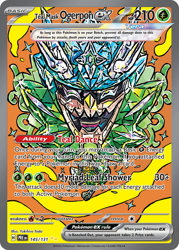 Teal Mask Ogerpon Ex 145/131