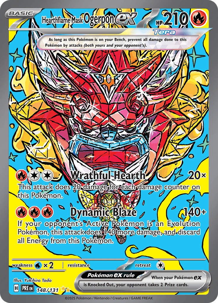 Hearthflame Mask Ogerpon Ex - 148/131