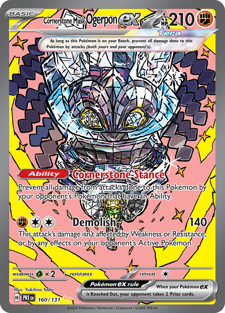 Cornerstone Mask Ogerpon Ex 160/131