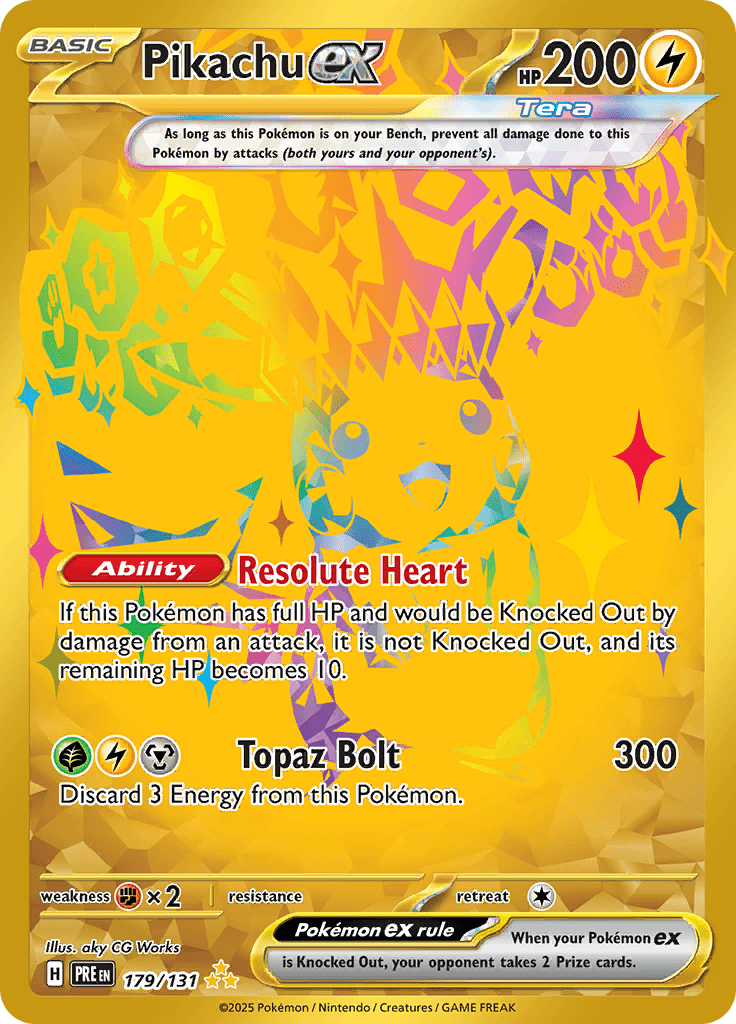 Pikachu Ex - 179/131