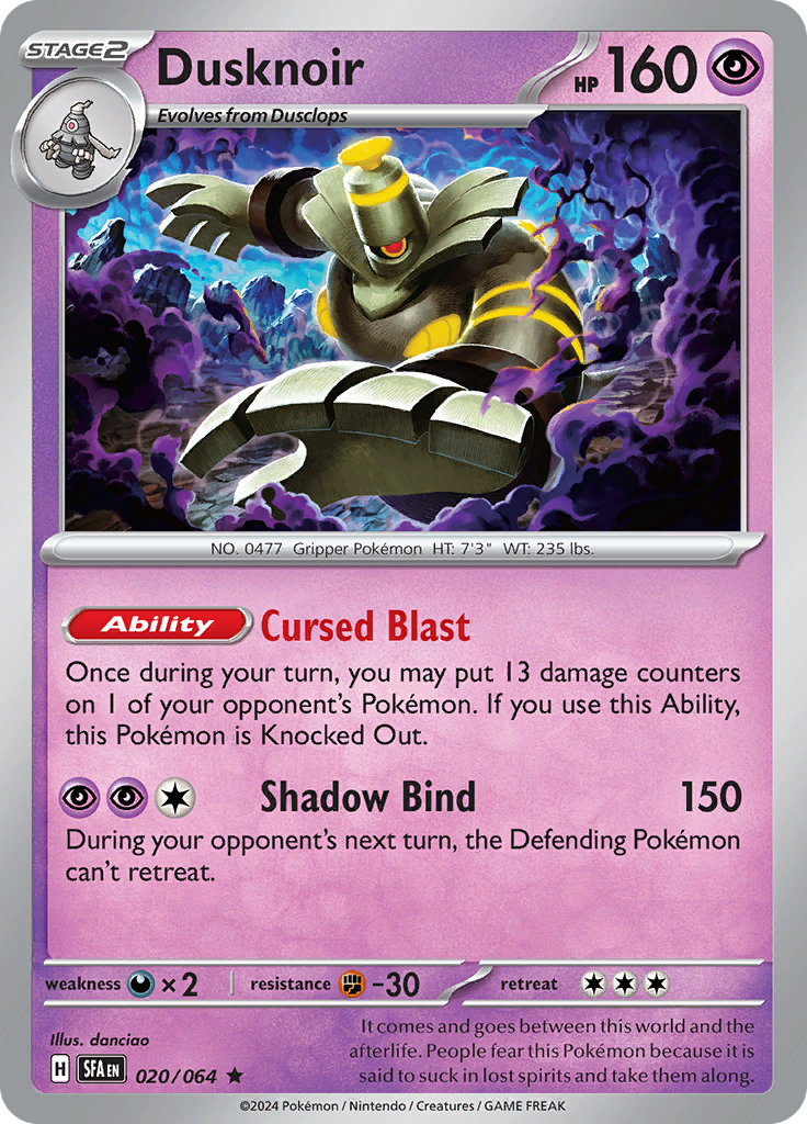Dusknoir - 020/064 (Ediciones Variadas)