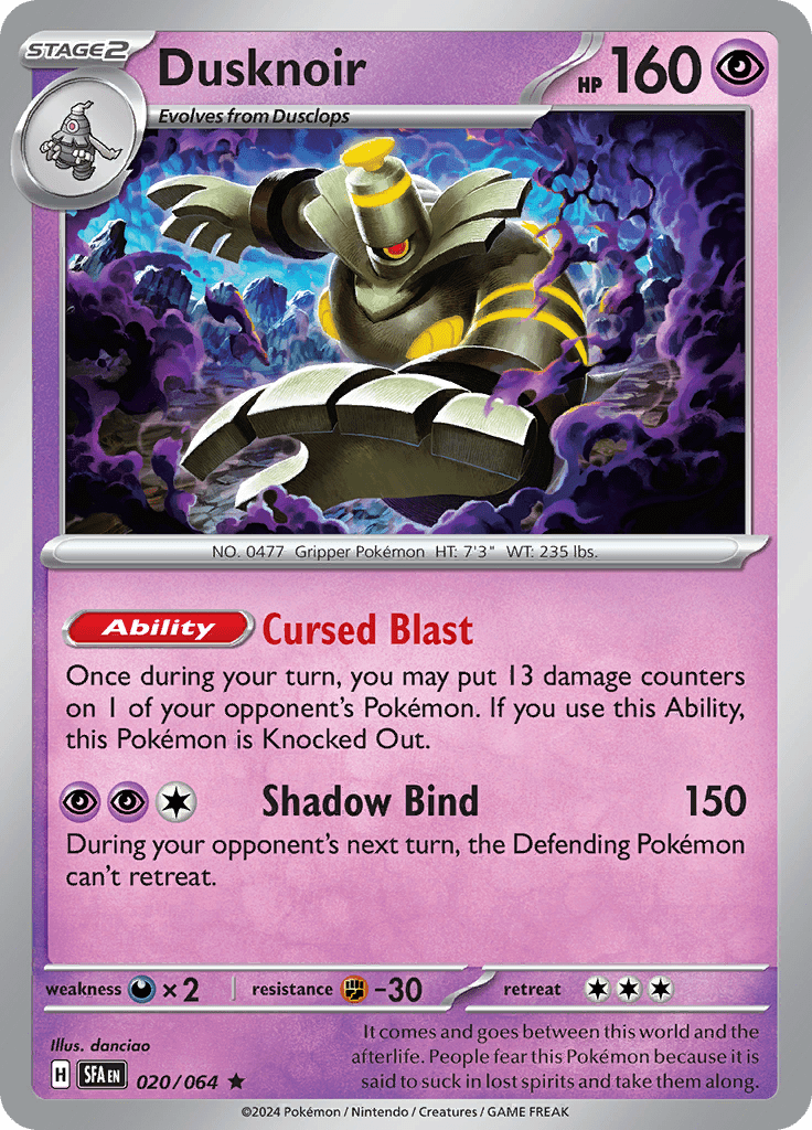 Dusknoir - 020/064 (Ediciones Variadas)