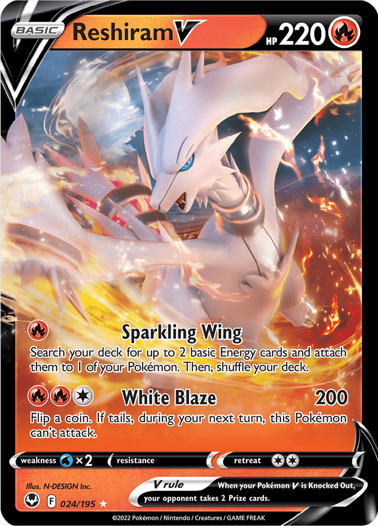Reshiram V - 024/195