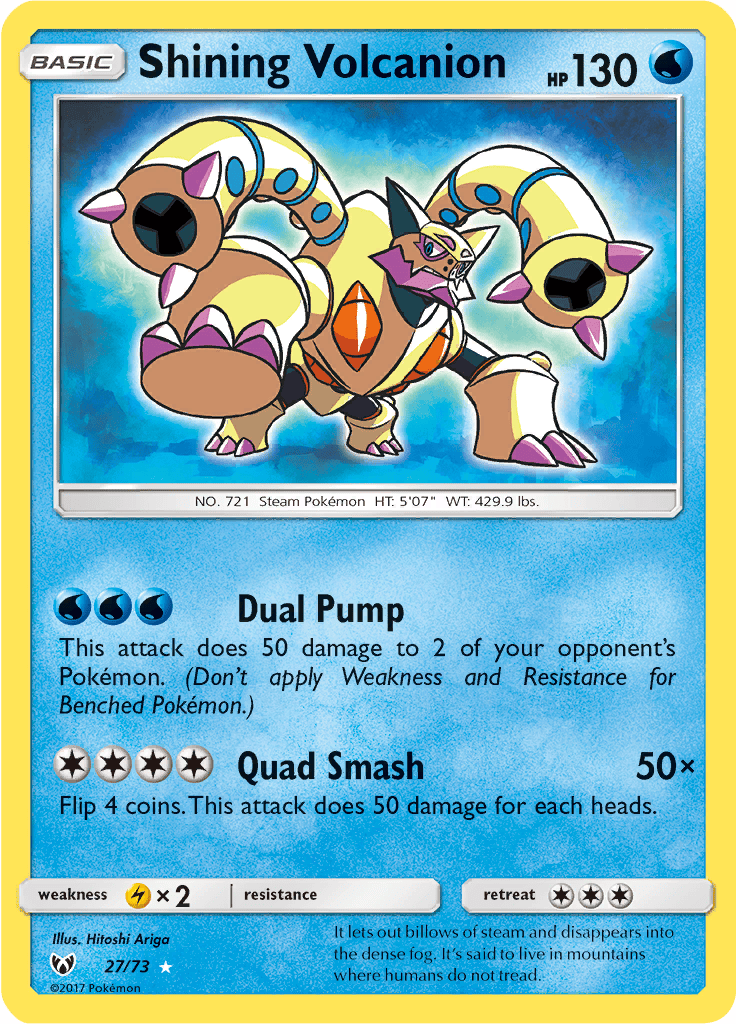Shining Volcanion 27/73