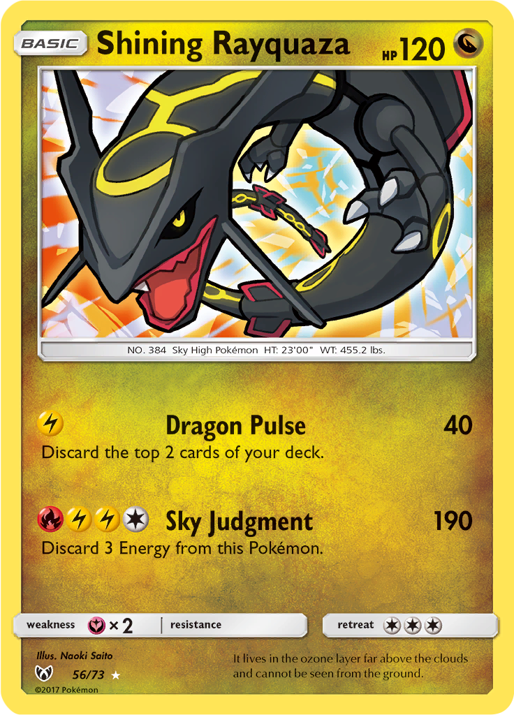 Shining Rayquaza 56/73