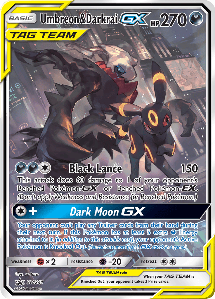 Umbreon & Darkrai GX - SM241 – Afkstore.cl