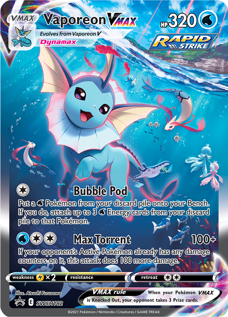 Vaporeon VMAX - SWSH182