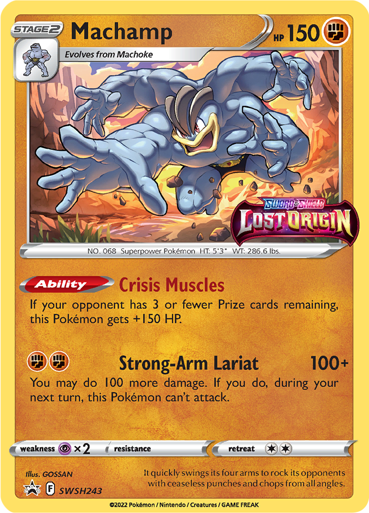 Machamp - SWSH243 Deck/Mazo (Prerelease)