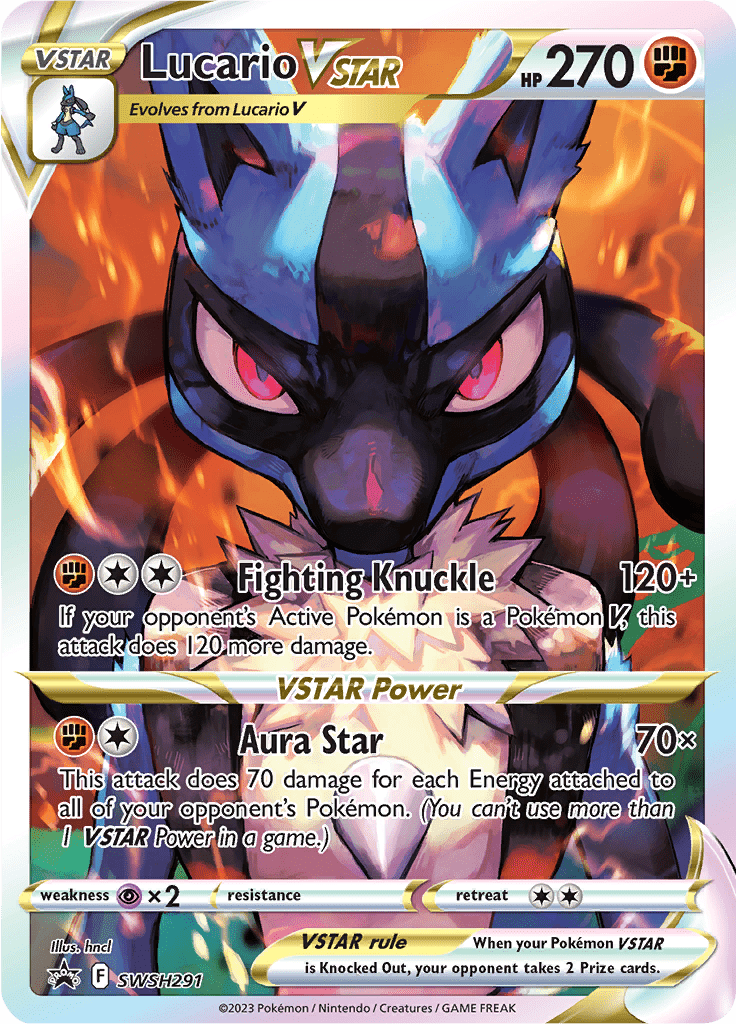 Lucario Vstar SWSH291