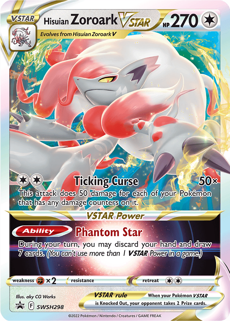 Hisuian Zoroark VSTAR SWSH298