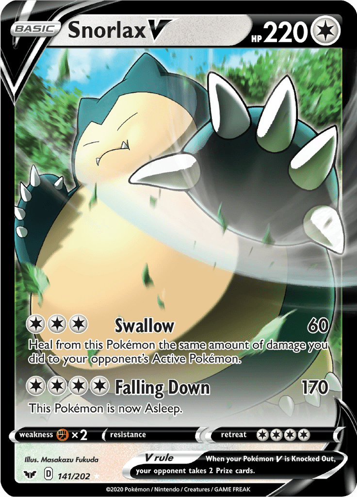 Snorlax V 141/202