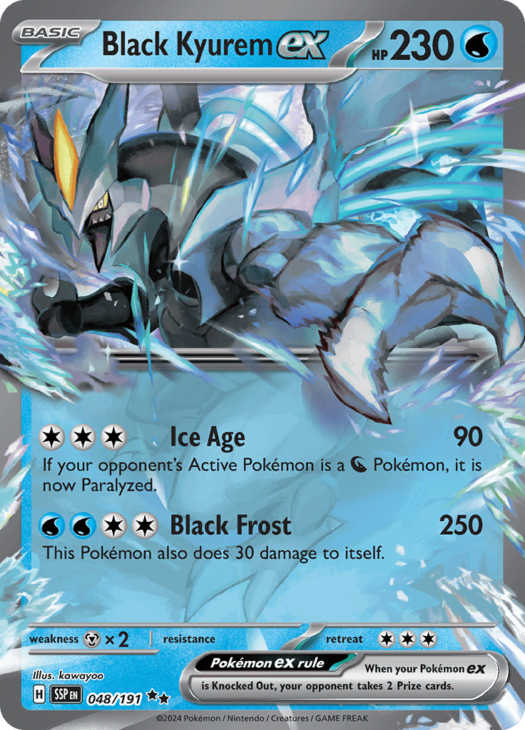 Black Kyurem Ex 048/191