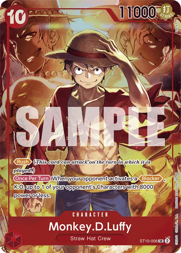 Monkey.D.Luffy (Treasure Booster Set) ST10-006