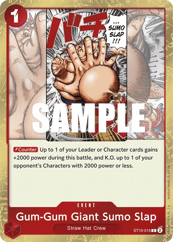 Gum-Gum Giant Sumo Slap ST10-015