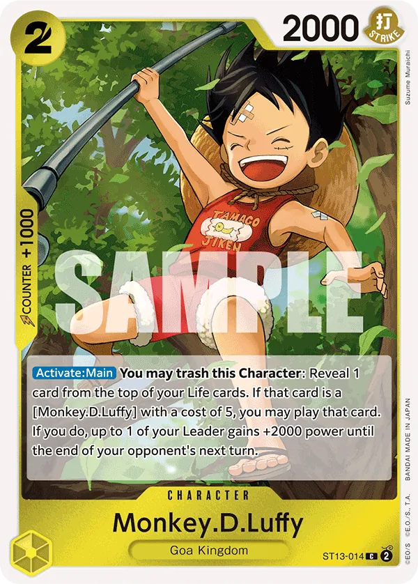 Monkey.D.Luffy ST13-014
